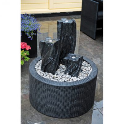 Dekorkant Wicker Svart rotting till JP 150 liter